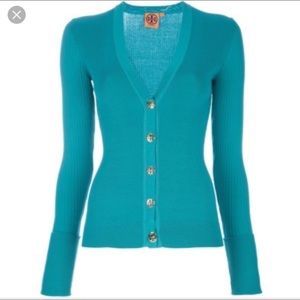 Tory Burch ribbed cardigan